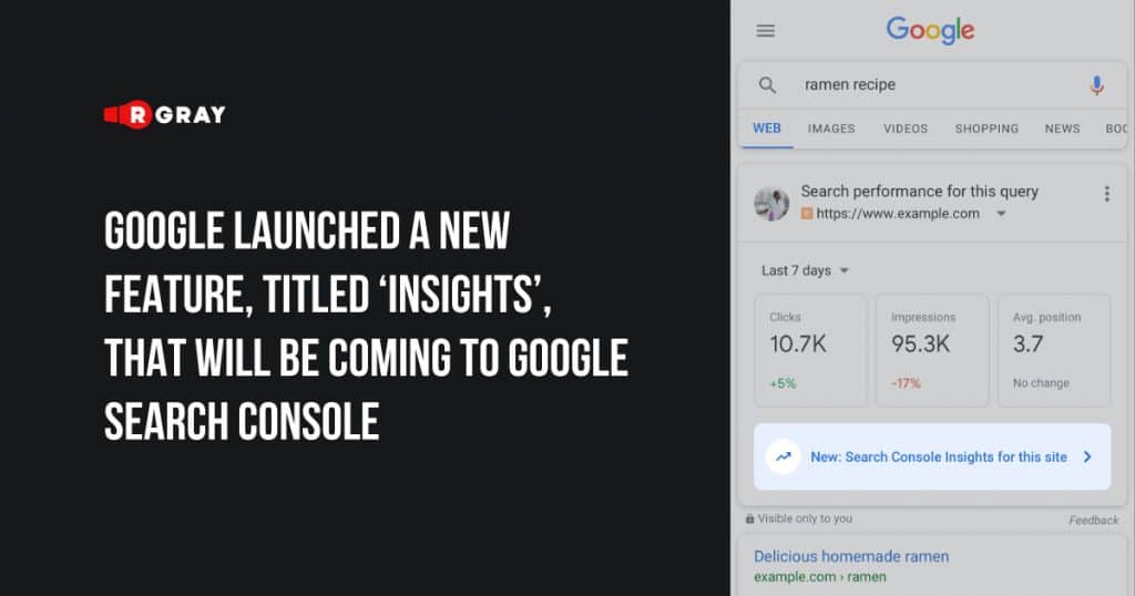 Google launched a new feature, titled ‘Insights’