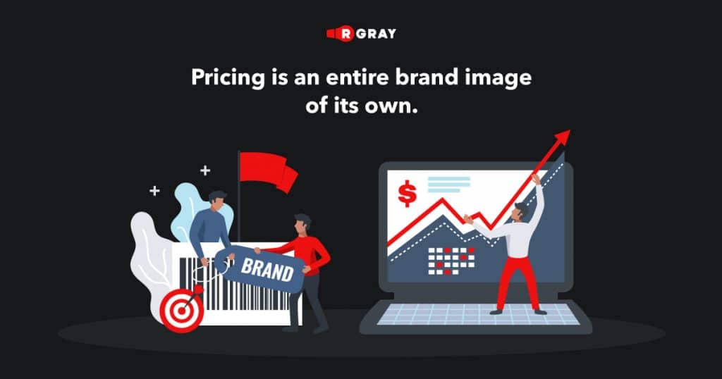 Pricing is an entire brand image of its own